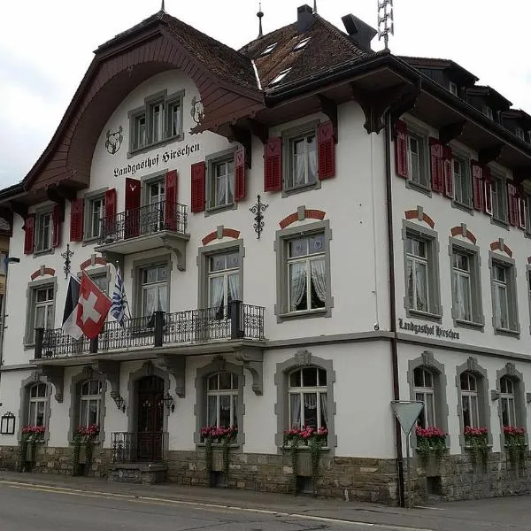 Hotel Hirschen Plaffeien, hotel in Schwarzenburg