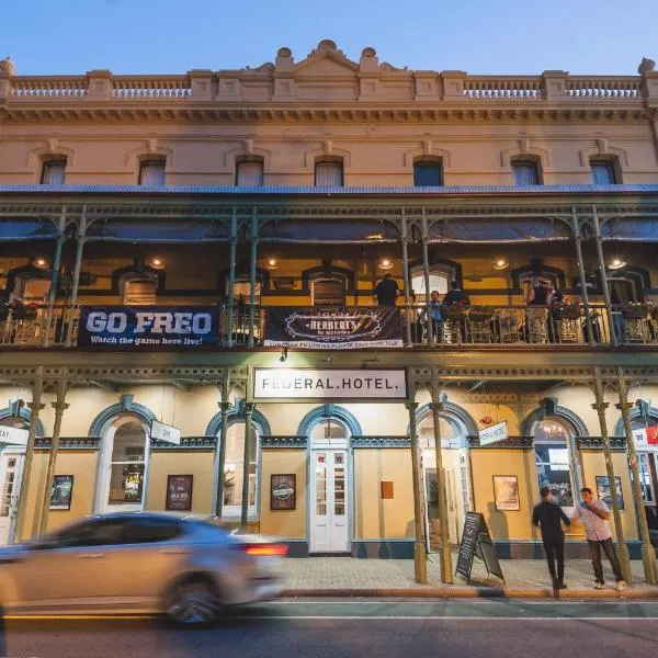 The Federal Boutique Hotel, hotel in Fremantle