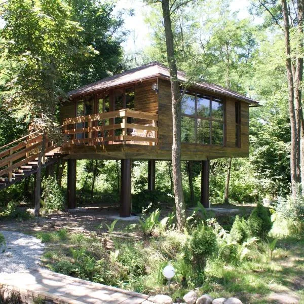 Porumbacu Treehouse, hotel a Porumbacu de Sus