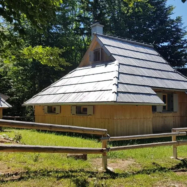 Koča Predilnica Velika Planina, hôtel à Kamniška Bistrica