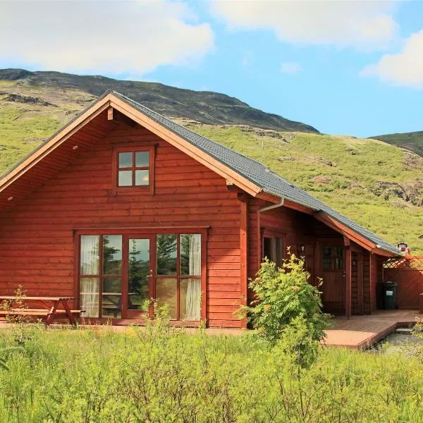Geysir - Modern Log Cabin, hotel en Reykholt