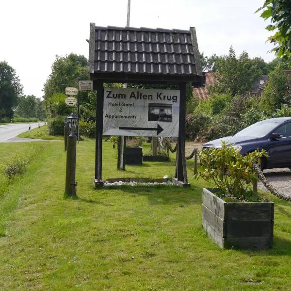 Zum alten Krug, hotel v destinaci Wangerland