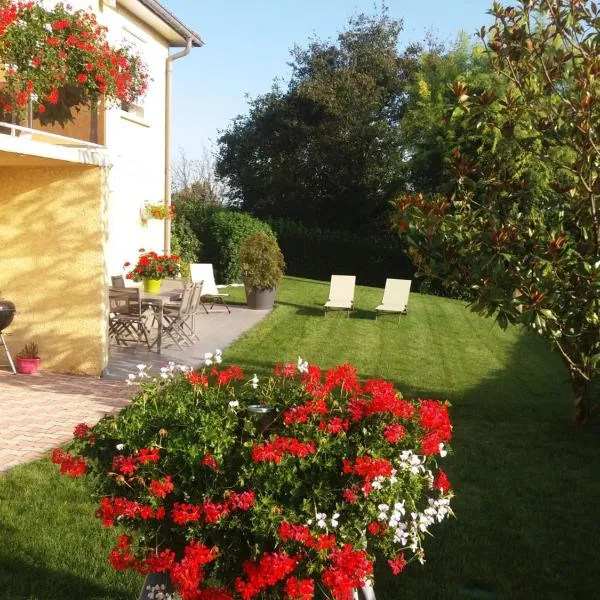 Ma maison fleurie proche aéroport, Groupama Stadium,Eurexpo, hotell i Janneyrias