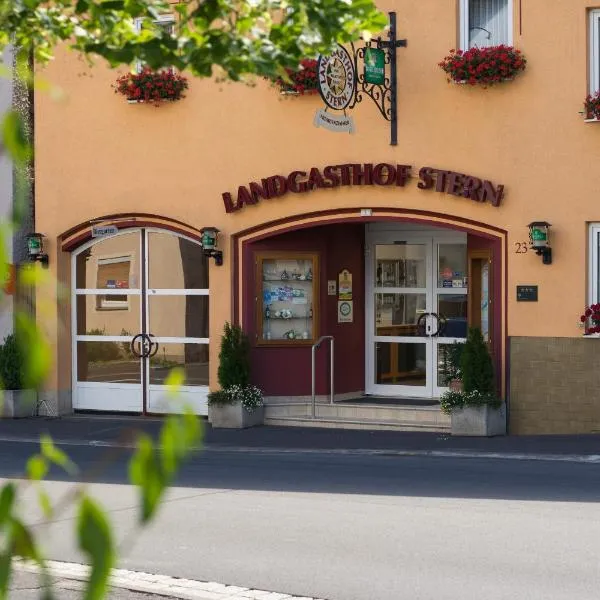 Landgasthof Zum Stern, hotel v destinaci Hammelburg- Obererthal