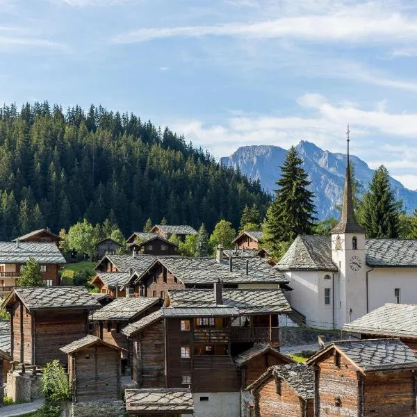 Hotel Blattnerhof, hotelli kohteessa Blatten bei Naters