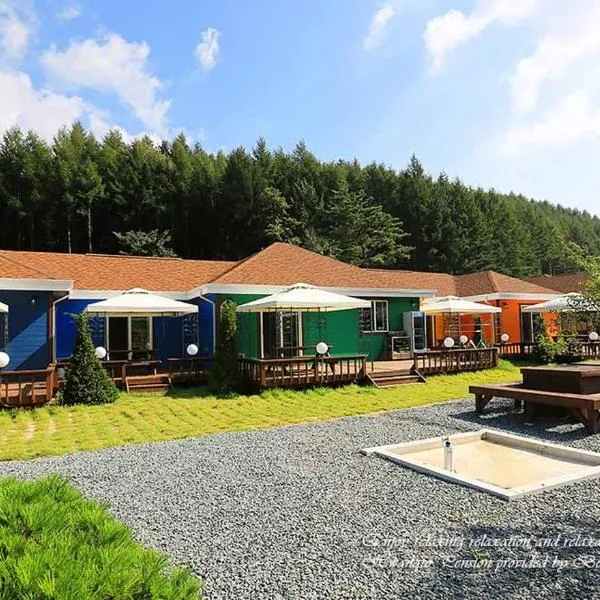 Rainbow Hwangto Pension, hotel v destinaci Pchjongčchang