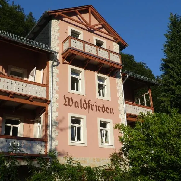 Bio-Hotel Villa Waldfrieden, hotel in Hinterhermsdorf