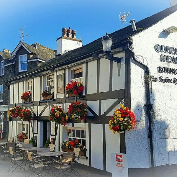 Queens Head Inn & Restaurant, hotel di Hawkshead