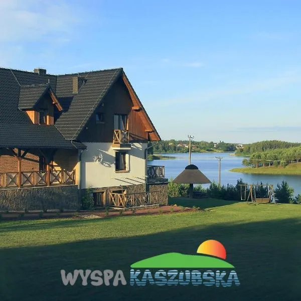 Wyspa Kaszubska dom wypoczynkowy z sauną i balią, hotell sihtkohas Lipnica