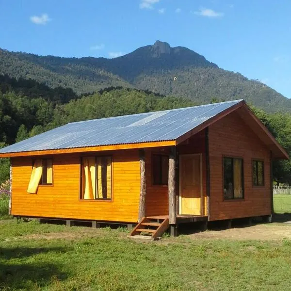 Cabañas piedra Alta, Huilo Huilo, hotell i Panguipulli