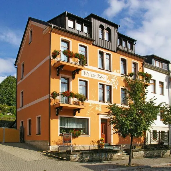 Pension Weiße Rose, Parkplatz, Frühstück, Wlan, Zentral, hotel v destinaci Bad Elster