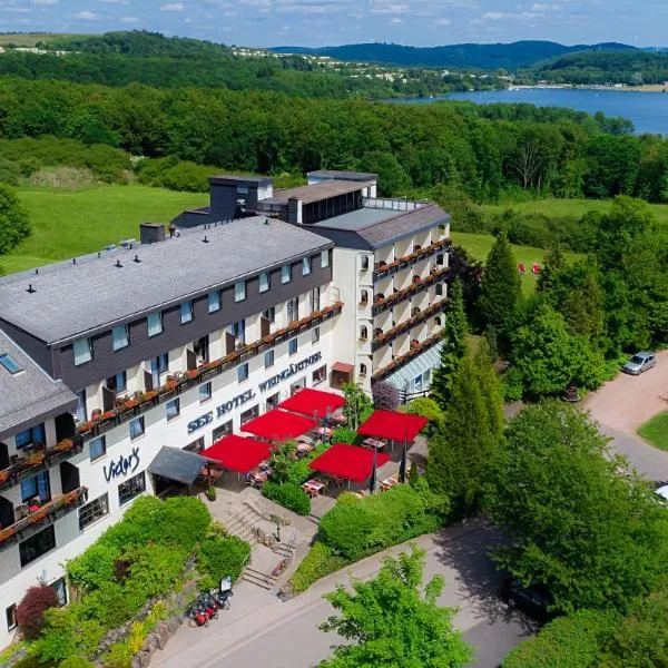 Victor's Seehotel Weingärtner Bostalsee, hotel v destinaci Bosen-Eckelhausen