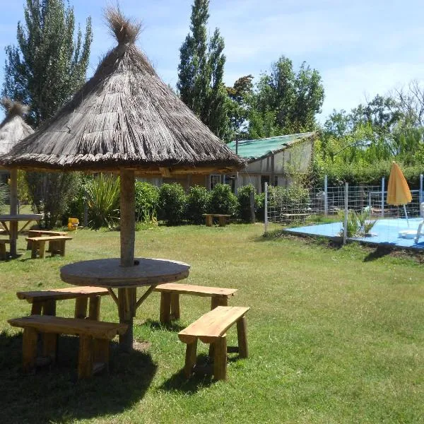 Amanecer en Cuyo, hotel Veinticinco de Mayóban