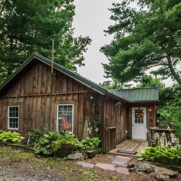 Autumn Ridge- Cozy cabin in the Blue Ridge Mountains with a bubbly hot tub!，位于Big Meadows的酒店