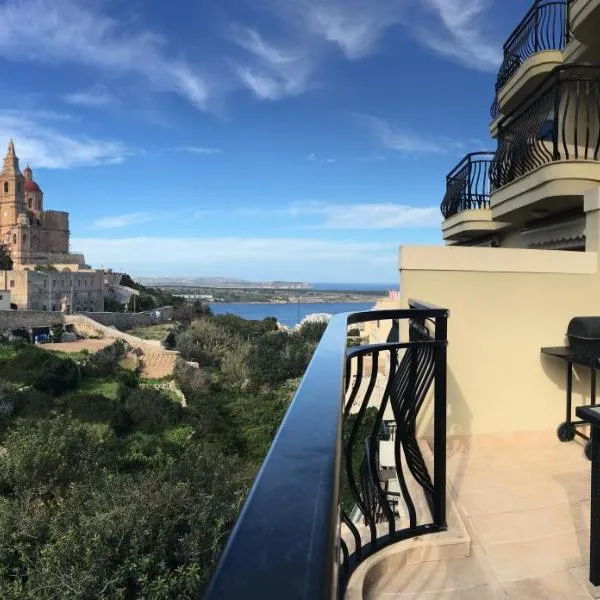 Islands View Apartment, hotelli kohteessa Mellieħa