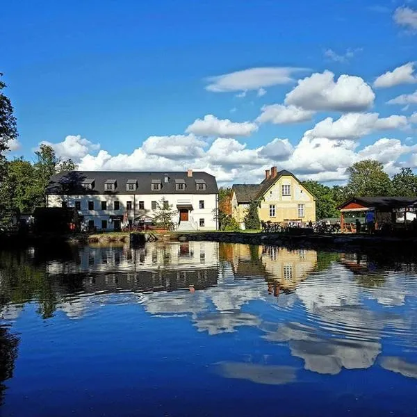 Panský mlýn, hotel u gradu Opava