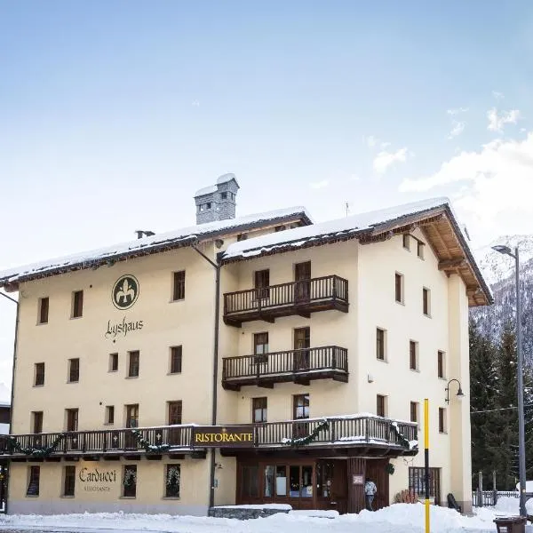 Hotel Lyshaus, hotel Gressoney-Saint-Jeanban