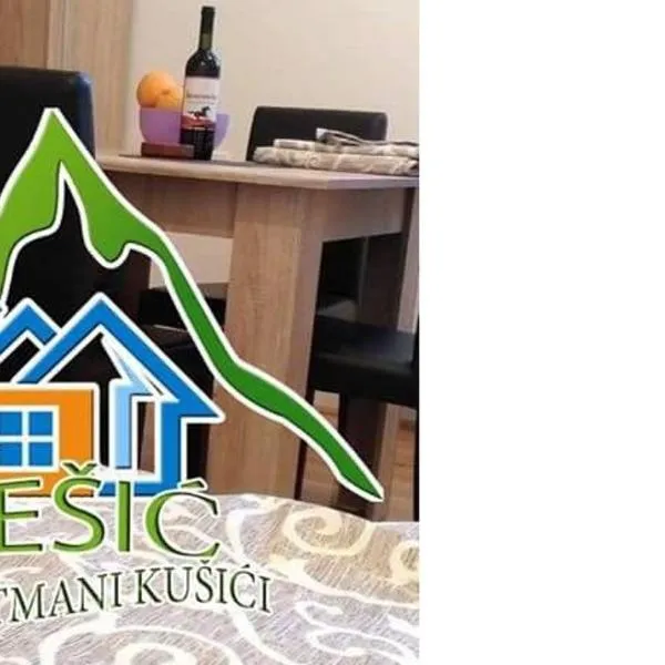 Pešić Apartmani, hótel í Kušići