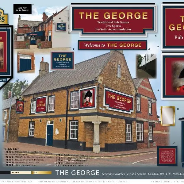 The George, hotel en Desborough