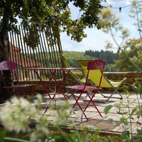 Chambre d'hôte et gîte de Cantagrel, hotel v destinácii Saint-Cirq-Lapopie