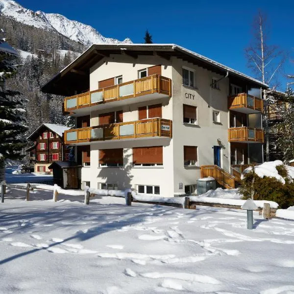 Haus City, hotel em Saas-Grund