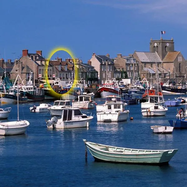 Les Transats Chambre et appartements vue mer, hotel in Barfleur