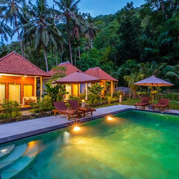 Crystal Bay Bungalows, hotel a Nusa Penida