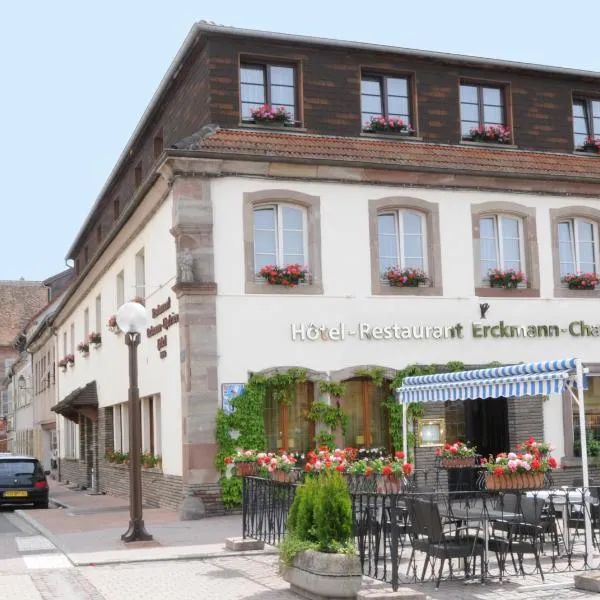 Hôtel Restaurant Erckmann Chatrian, hotel em Lutzelbourg