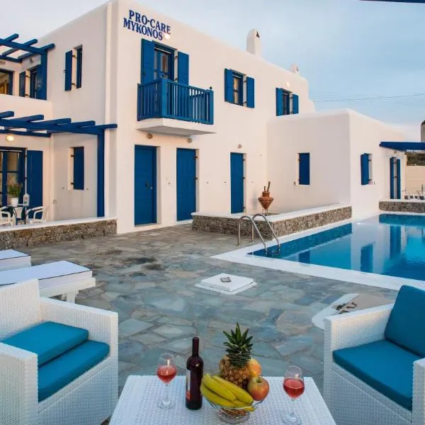 Mykonos Pro-care Suites, hotell i Ano Mera