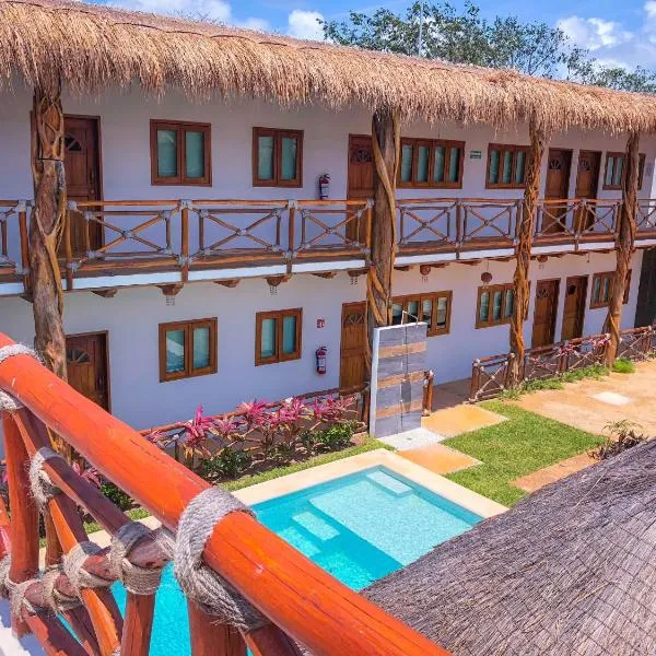 Hacienda Dos Ojos, hotel in Balcheil