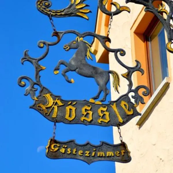 Hotel-Gasthof Rössle – hotel w mieście Blaubeuren