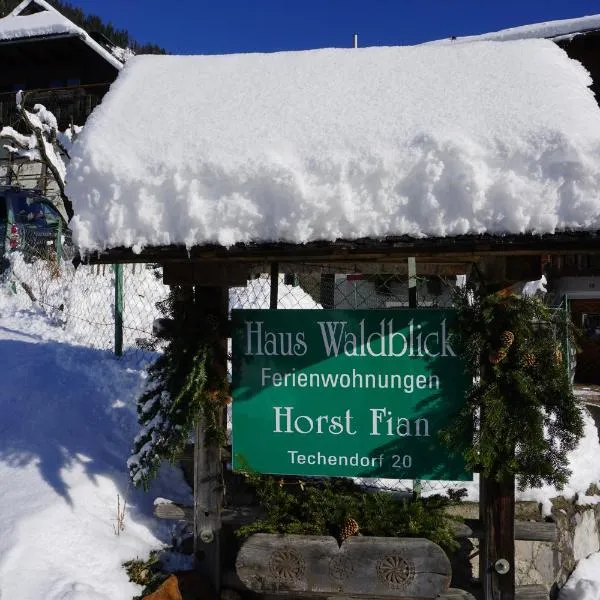 Haus Waldblick – hotel w mieście Weissensee