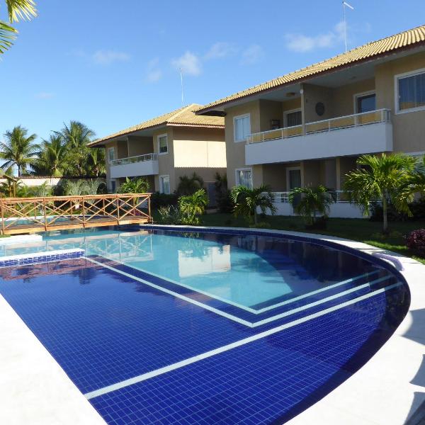 Soft Guarajuba -Lindo Village Residencial amplo 2 quartos com suite e varanda no Térreo