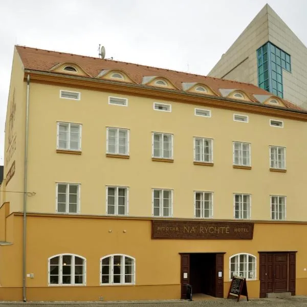 Pivovar Hotel Na Rychtě, hotel u gradu Usti nad Labem