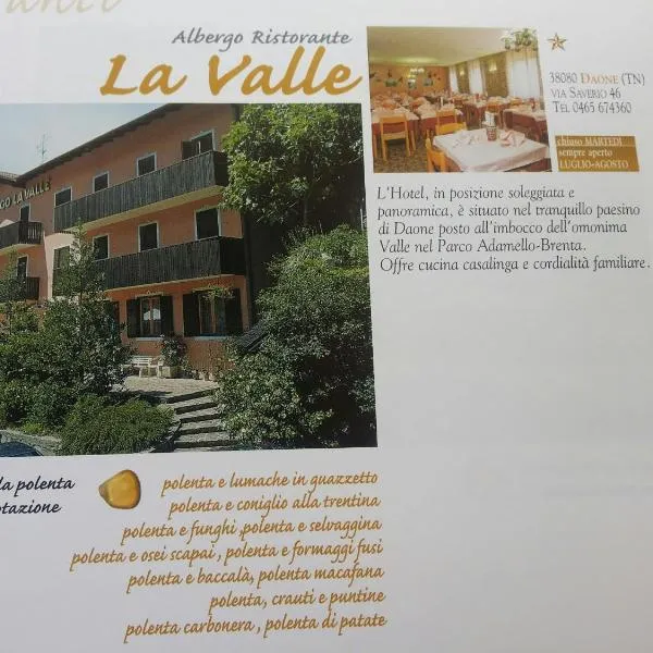 Albergo la Valle, hotel in Roncone