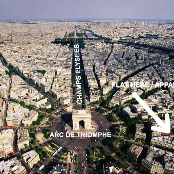 Cosy Appartment Arc de Triomphe Champs Elysees