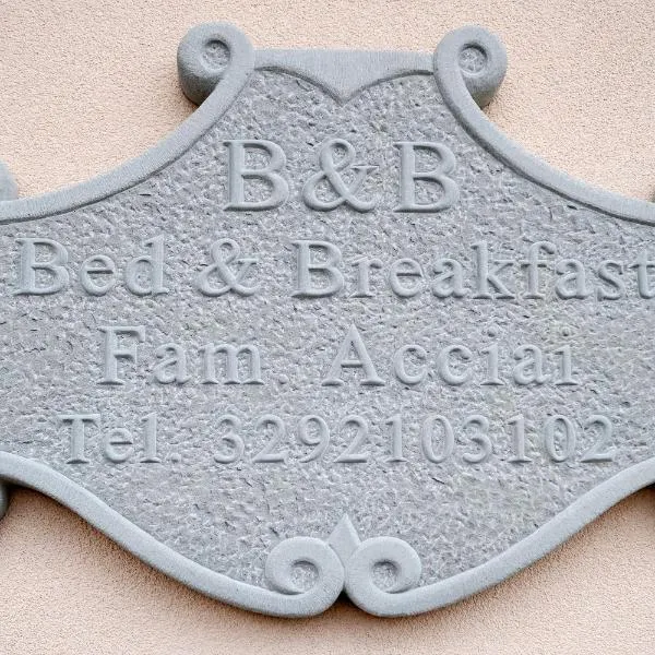 B&B fam. ACCIAI, hotel Balzéban