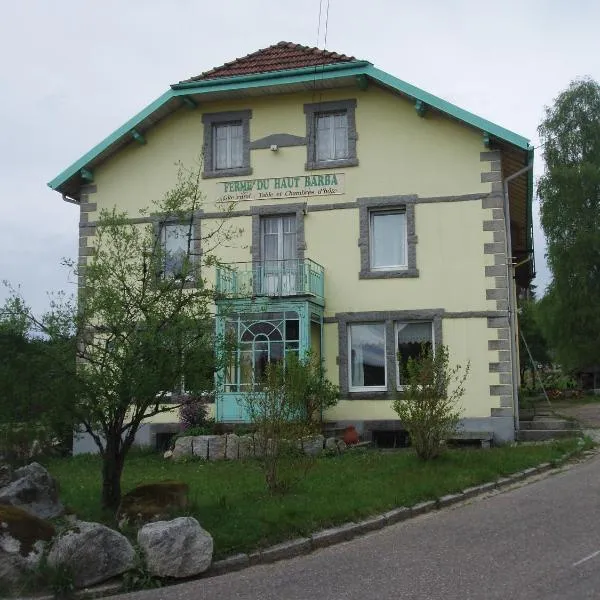 Ferme du Haut Barba, hotel en Liézey