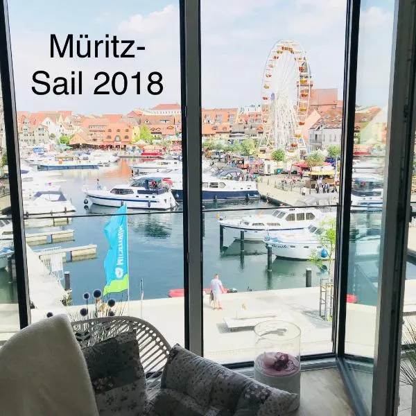 Müritzstern in der Hafenresidenz, hotel en Waren