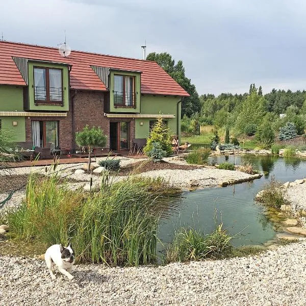 Lake View Apartments near Golf Resort Kunětická Hora, Dříteč, отель в Пардубице