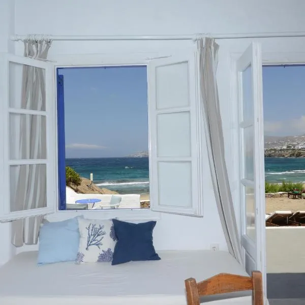 MARKOS BEACH rooms & studios、ミコノス・シティのホテル