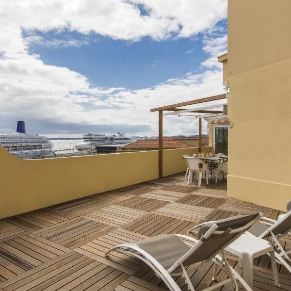 Spectacular terrace view of Tagus