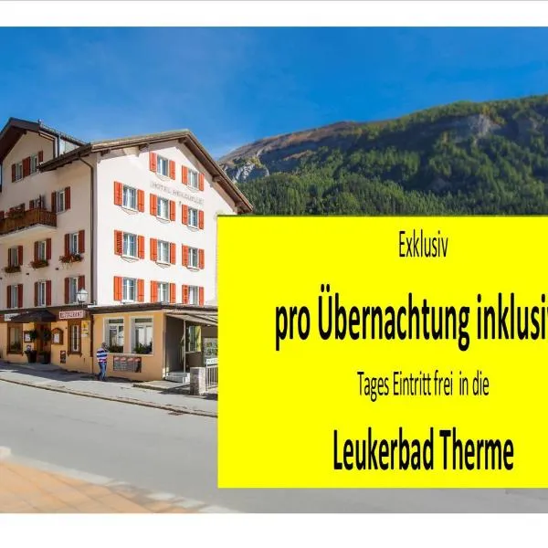 Hotel Heilquelle-Leukerbad-Therme, hotel v destinaci Leukerbad