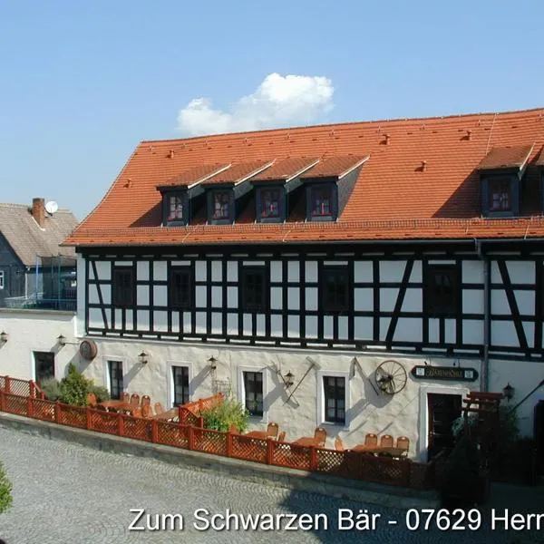 Hotel Zum Schwarzen Bär, hotell i Eisenberg