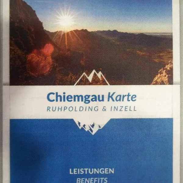Studio App. 337 mit Blick auf die Berge, hotel v destinaci Inzell