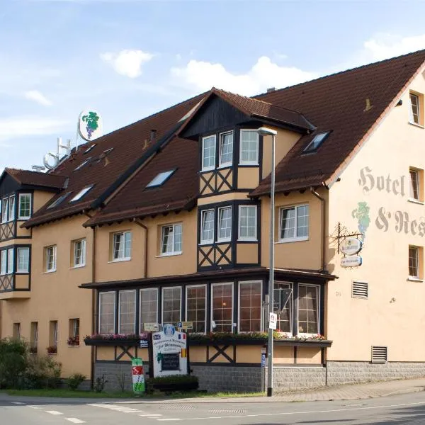 Viesnīca Hotel & Restaurant Zur Weintraube pilsētā Jēna