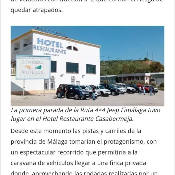 Hotel Casabermeja, hotel en Colmenar