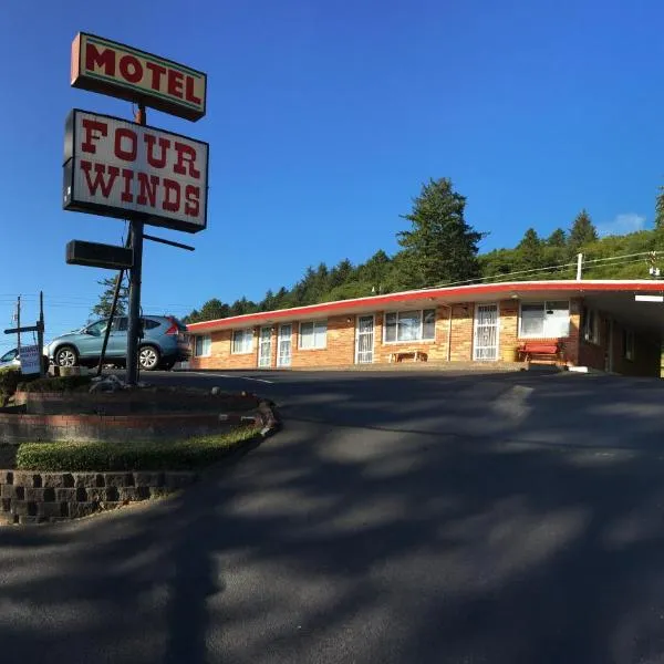 Four Winds Motel, hotell i Depoe Bay
