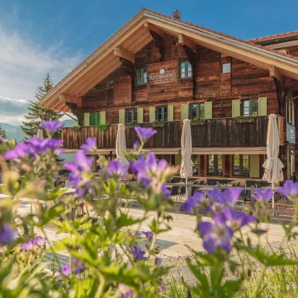 Rinderberg Swiss Alpine Lodge、ツヴァイジンメンのホテル