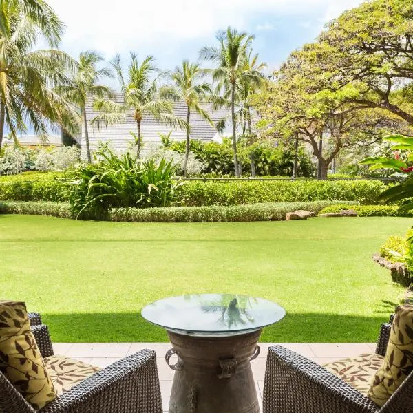 Popular Ground Floor with Extra Grassy Area - Beach Tower at Ko Olina Beach Villas Resort, viešbutis mieste Honokai Hale